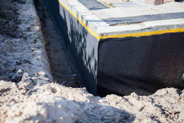 Residential Waterproofing installation at a New Market, MD home by SJ Waterproofing Pros